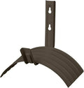 Suncast Metal Wall Mount Hose Hanger Durable and Space Saving Garden Hose Storage Solution Holds up to 150 Feet of Hose for Backyard or Garden, Brown