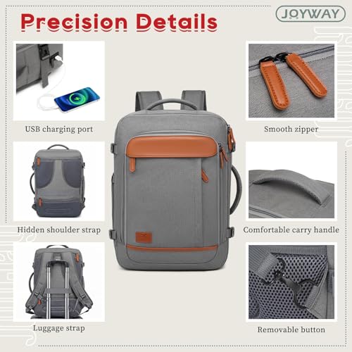 Expandable Carry-On Luggage Set, Lightweight Hard Shell 20 Inch with Spinner Wheels M12570