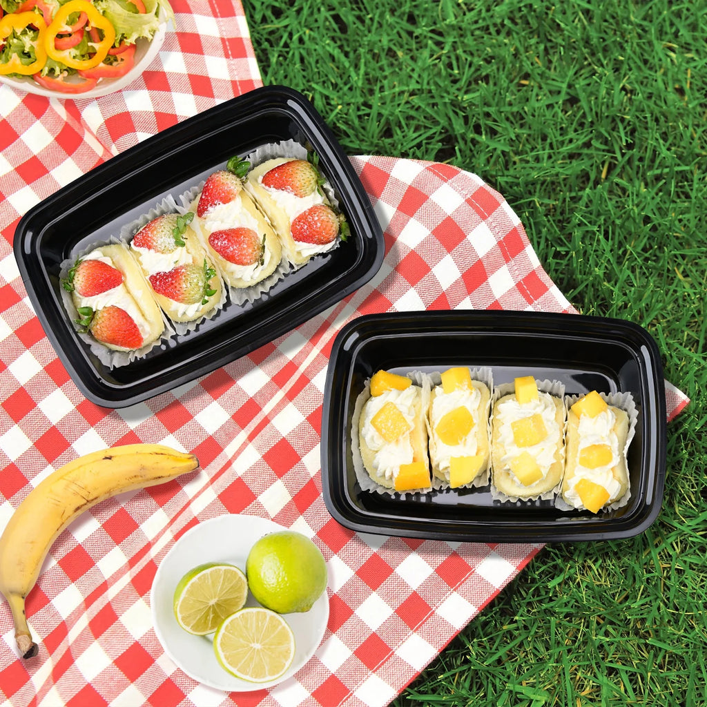 Meal Prep Containers with Lids, 32 oz, 50 Pack, Microwavable & Freezer Safe V2142