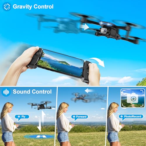 Foldable 1080P Camera Drone for Kids and Beginners T79651