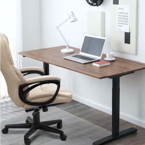 Office Executive Chair High Back Adjustable Swivel PU Leather with Lumbar Support I3854