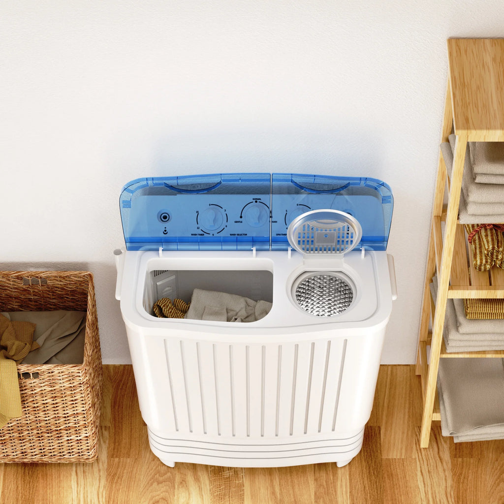 Portable Twin Tub Washer & Dryer Combo, 2.33 cu.ft., Blue V943121