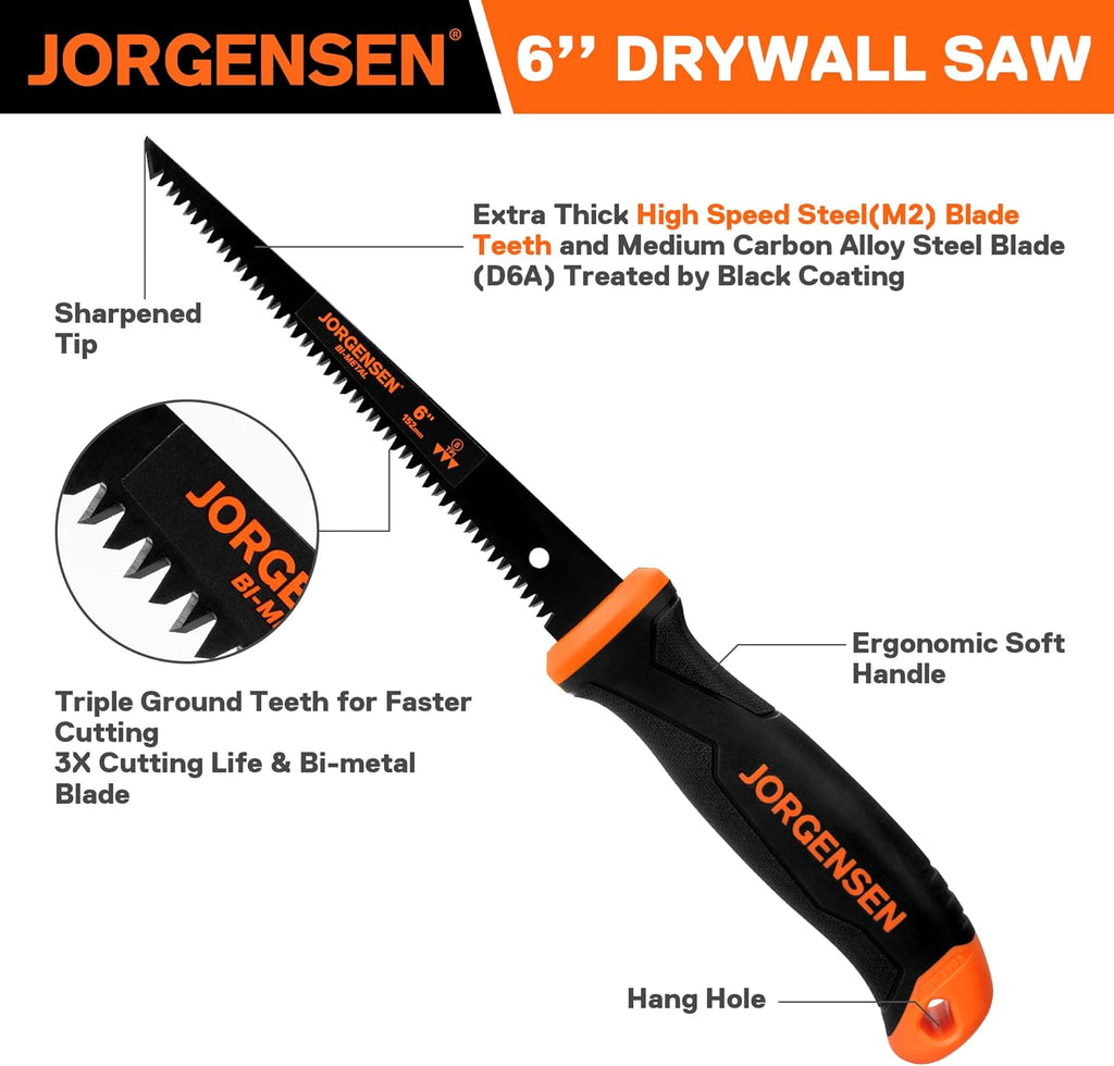 Drywall Saw & 6-inch Jab Saw with Ergonomic Handle T5805