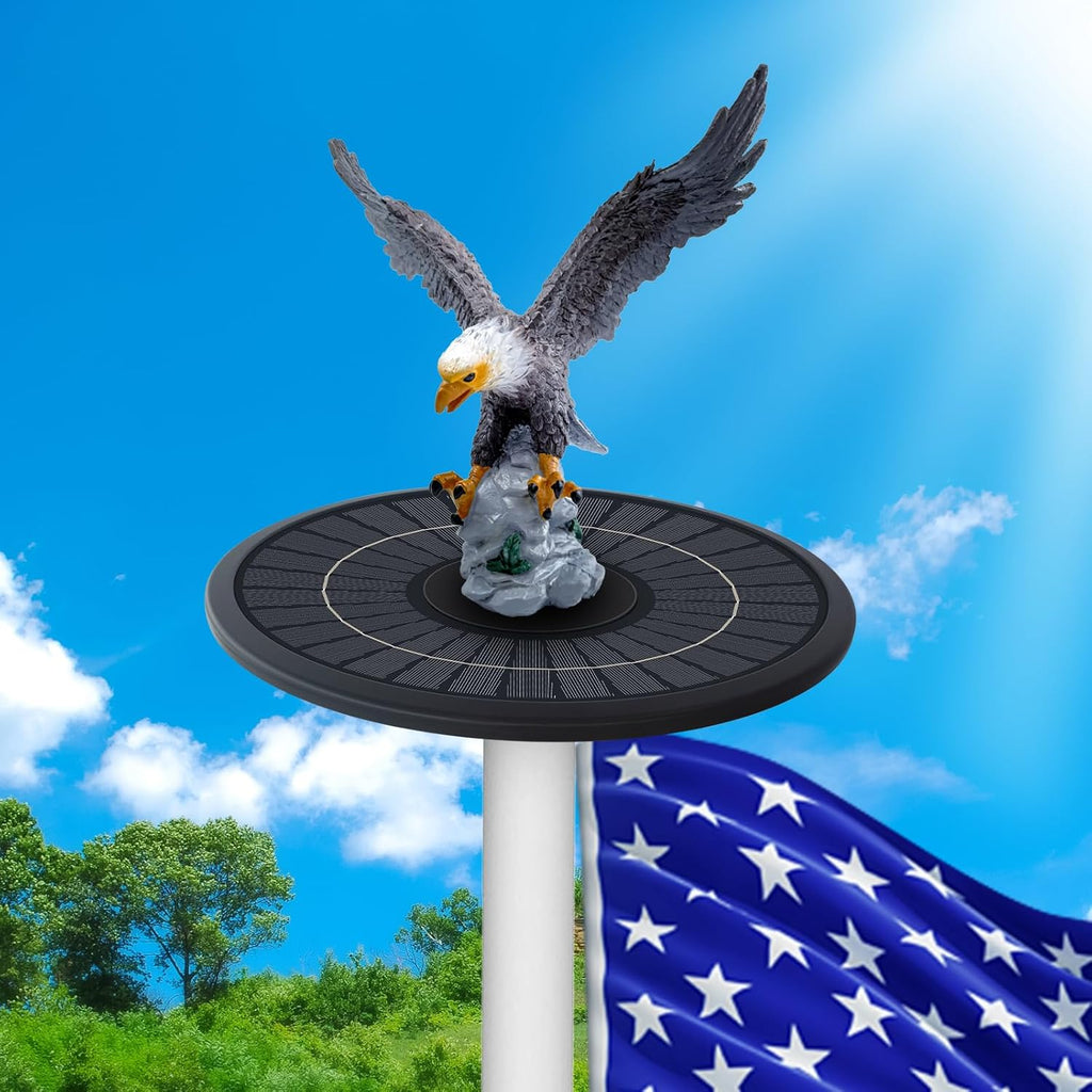 Eagle Flagpole Topper Outdoor Waterproof 10.62 Inch O640