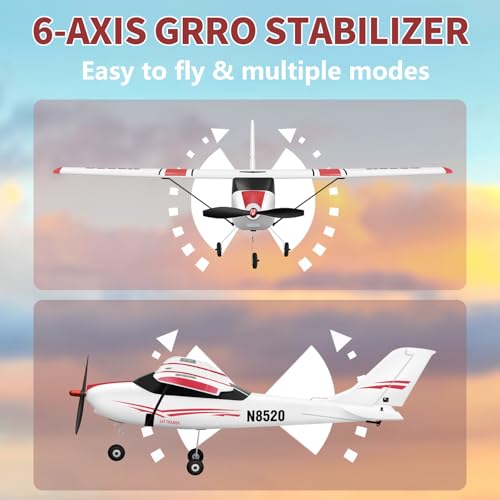 RC Airplane Ready to Fly, 2.4GHz Remote Control Glider for Kids W3947