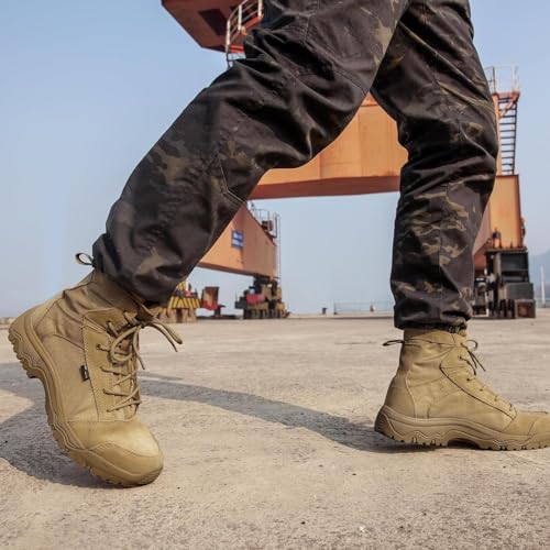 Men's Tactical Hiking Boots Lightweight Comfortable 6 Inches W3780
