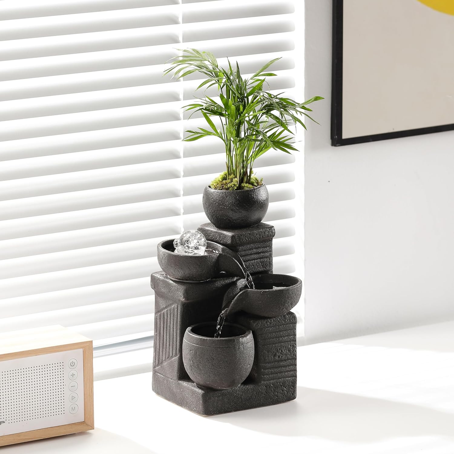 tabletop fountain water feature indoor home home office kitchen decoration gift