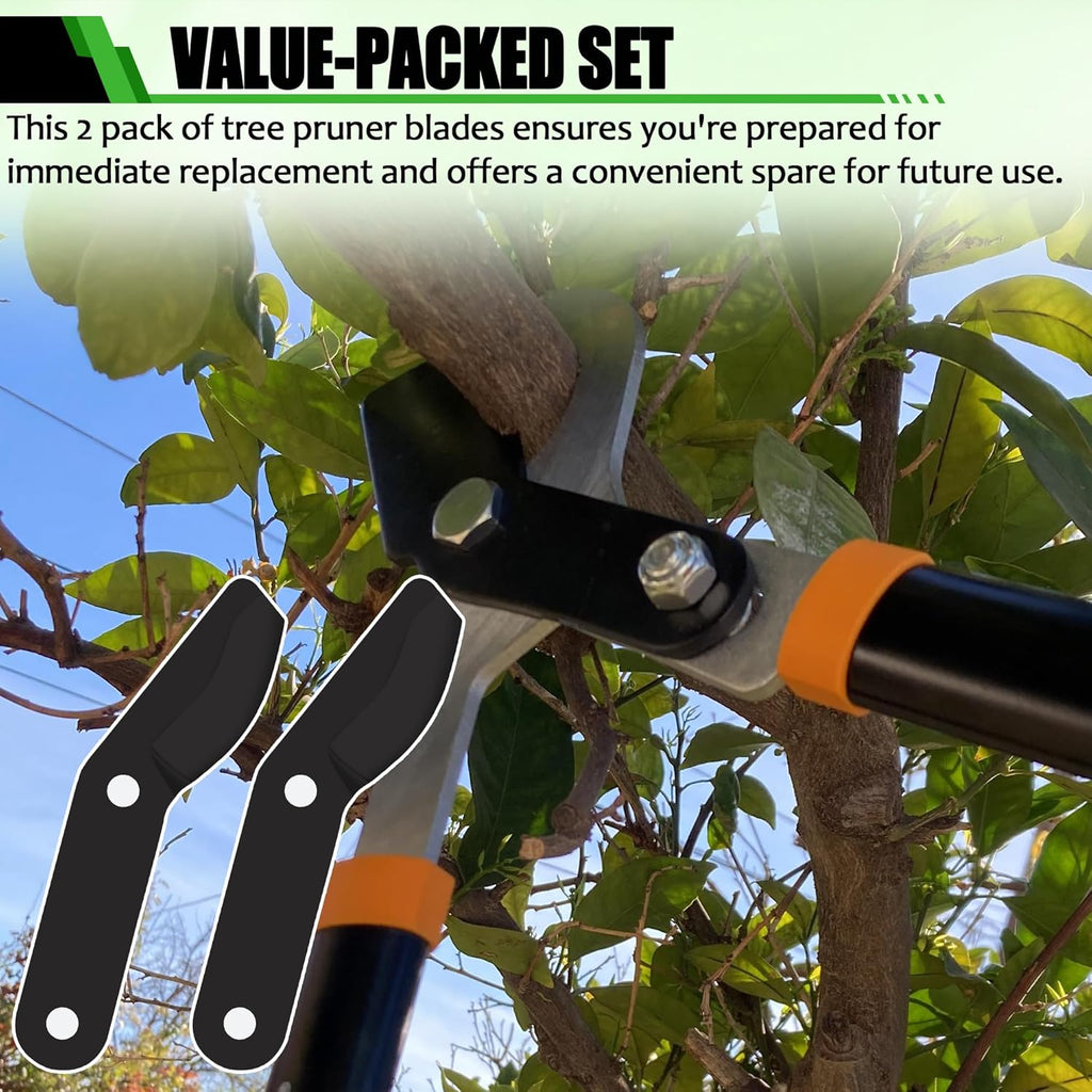 Steel Replacement Blade for Bypass Loppers, 2-Pack V754