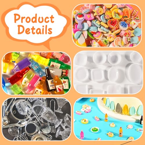 Mini Shopping Cart Refrigerator with Mini Food Set D2670