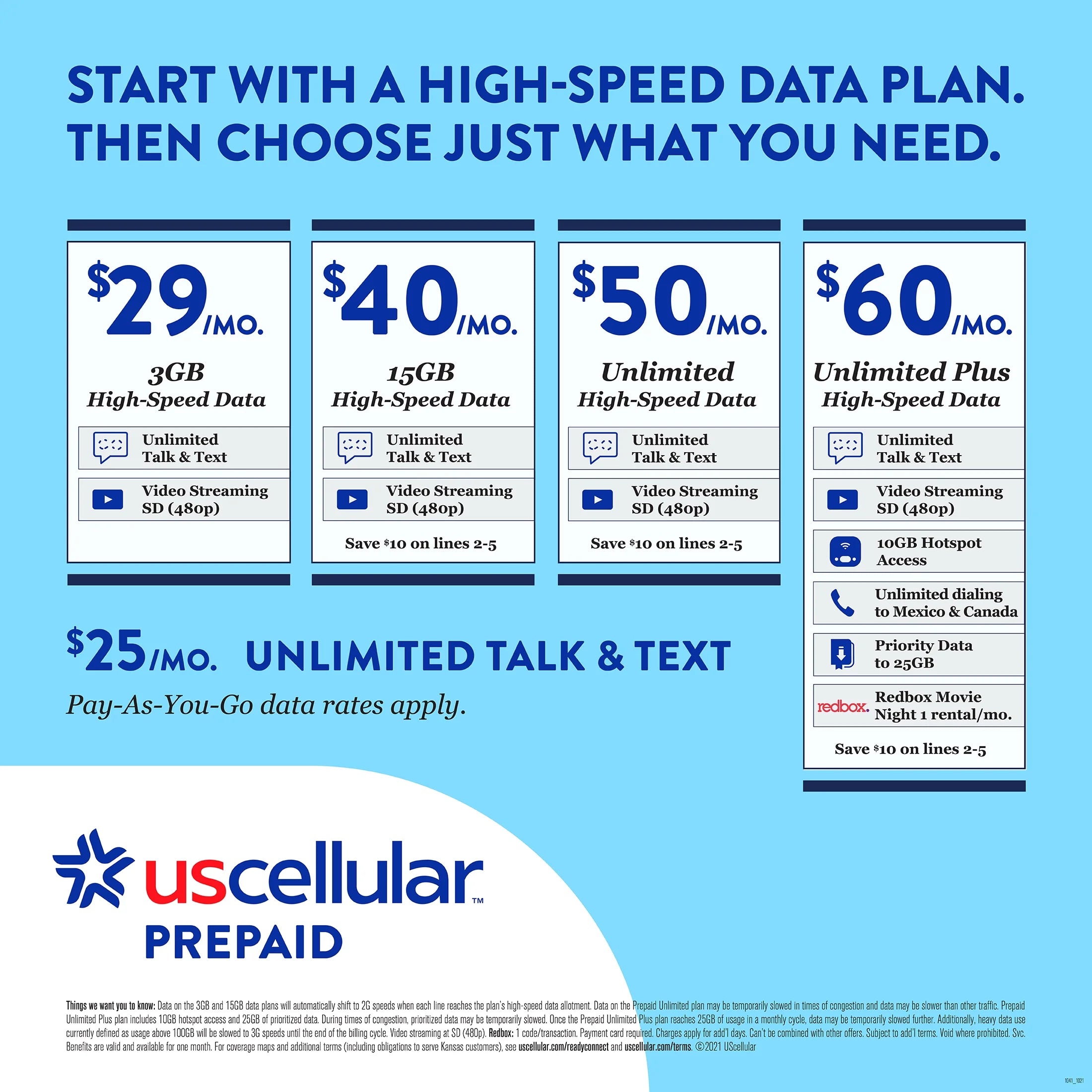 UScellular $50 Direct Top Up F435247