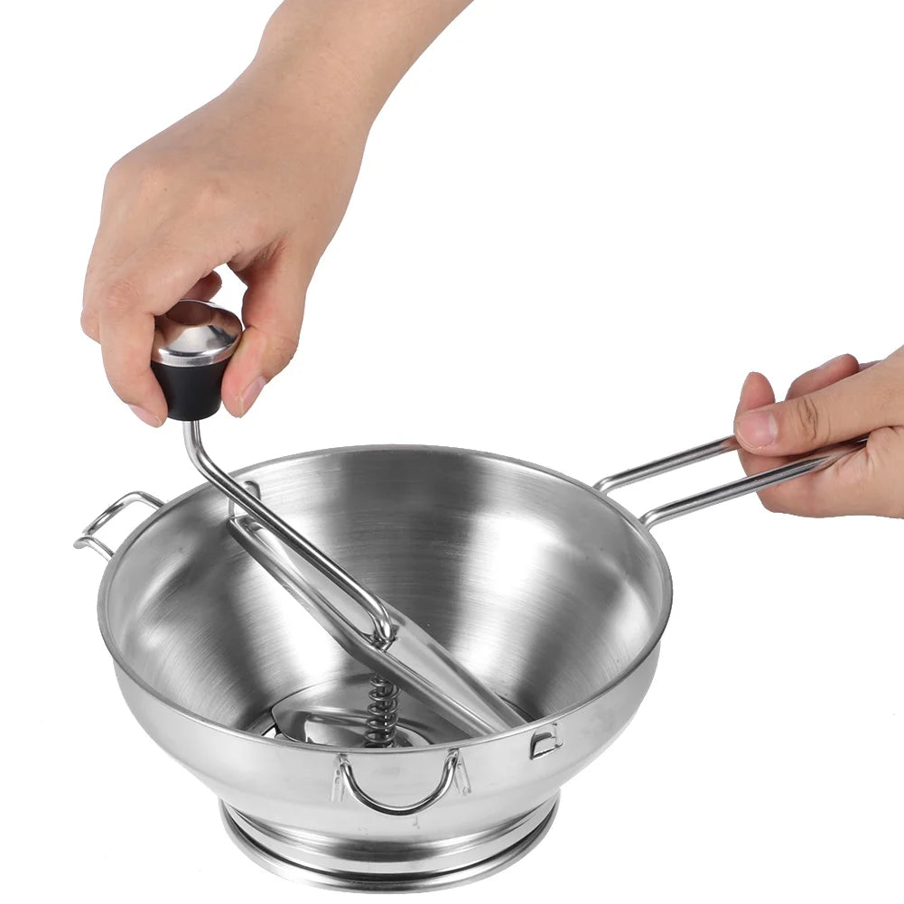 Manual Food Mixer Stainless Steel for Kitchen U8586