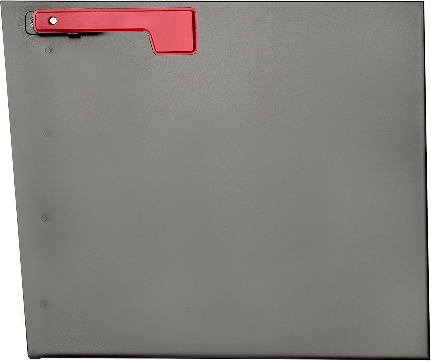 Stainless Steel Locking Post Mount Parcel Mailbox, Graphite Bronze M75483