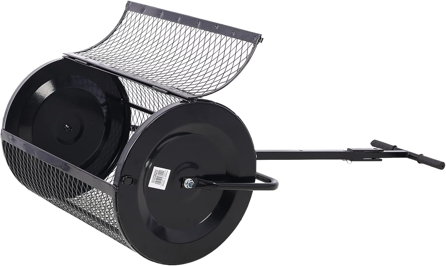 Peat Moss Spreader 36 inch, Compost Spreader Metal Mesh, 2 in 1 ATV and T Shaped Handle S1648