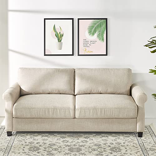 Loveseat Sofa, Tool-Free Assembly, Beige S263