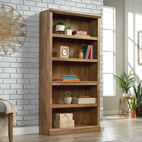 5 Tier Book Shelf Wooden Bookcase for Home Office Living Room C105
