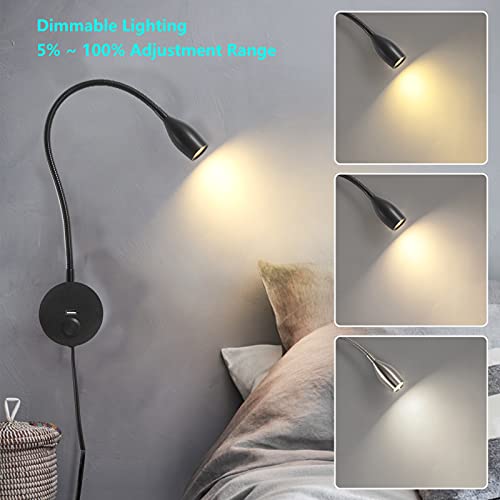 Wall Mounted Dimmable LED Reading Light T425