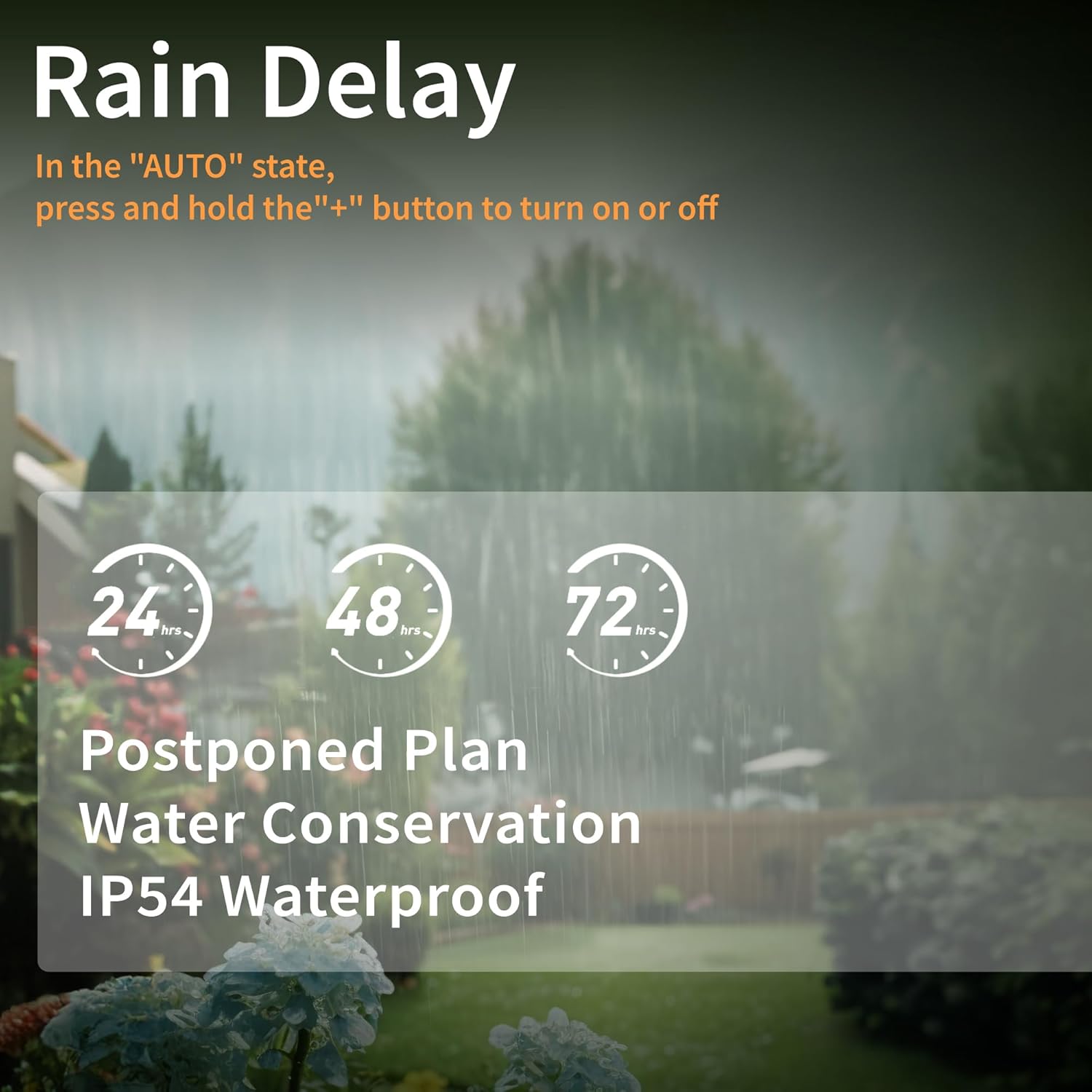 Water Hose Timer 2 Zone, Automatic Irrigation Controller for Garden W735