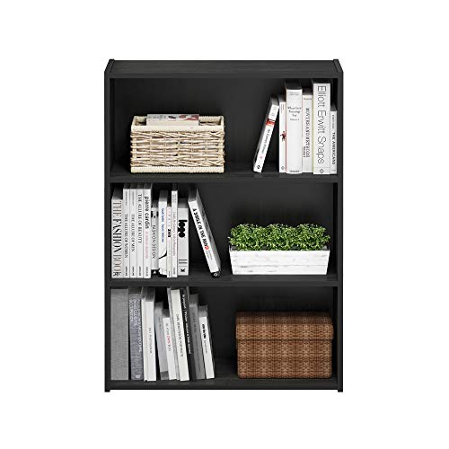 3-Tier Open Shelf Bookcase, Americano E787305
