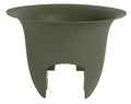 Bloem Modica Deck Rail Planter (MR1209), Casper White, 12"