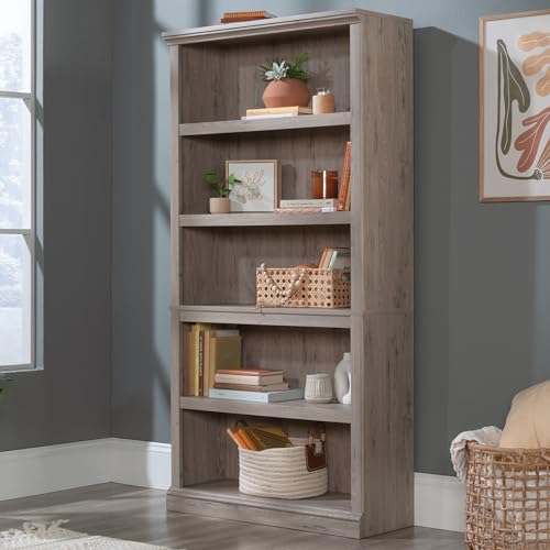 5 Tier Book Shelf Wooden Bookcase for Home Office Living Room C105