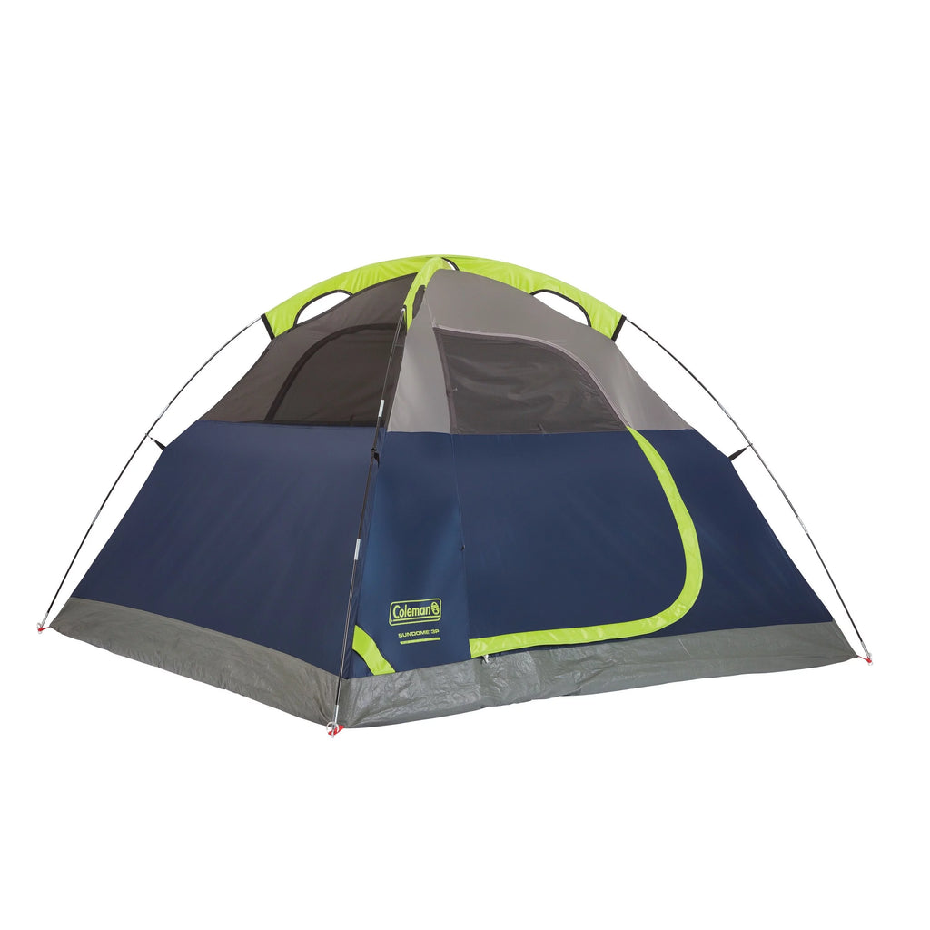 4-Person Camping Tent, 1 Room, Blue G533434