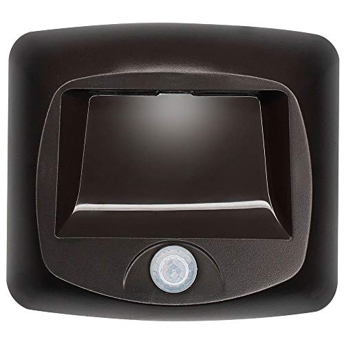 Motion Sensing LED Step Light, 1-Pack, Brown M140236