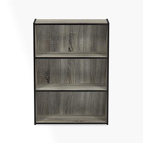 3-Tier Open Shelf Bookcase, Americano E787305