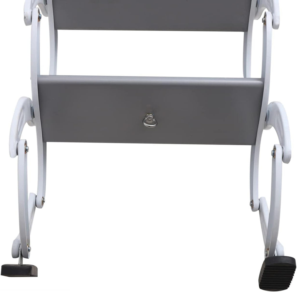 Folding Loft Ladder with Pull Down System, 122in Wall-Mounted Attic Stairs U260236