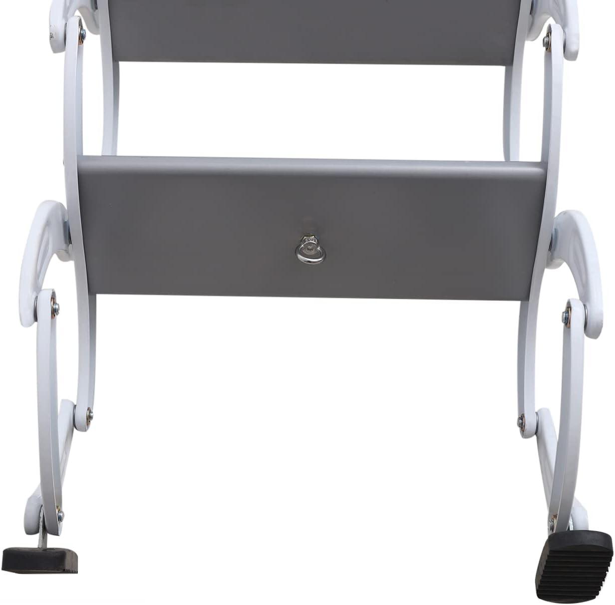 Folding Loft Ladder with Pull Down System, 122in Wall-Mounted Attic Stairs U260236