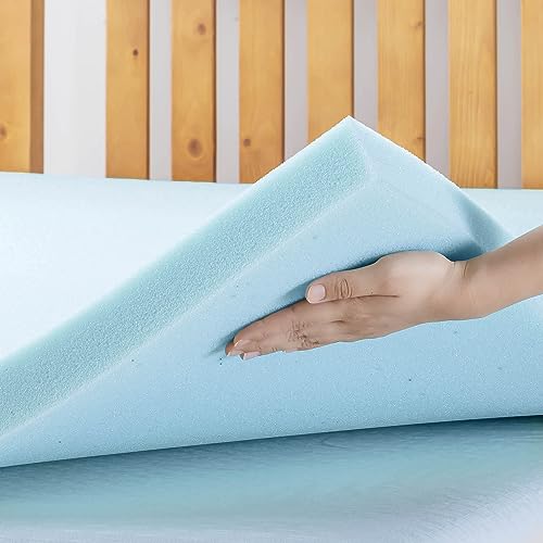 Queen Size 3 Inch Ventilated Memory Foam Mattress Topper V52104