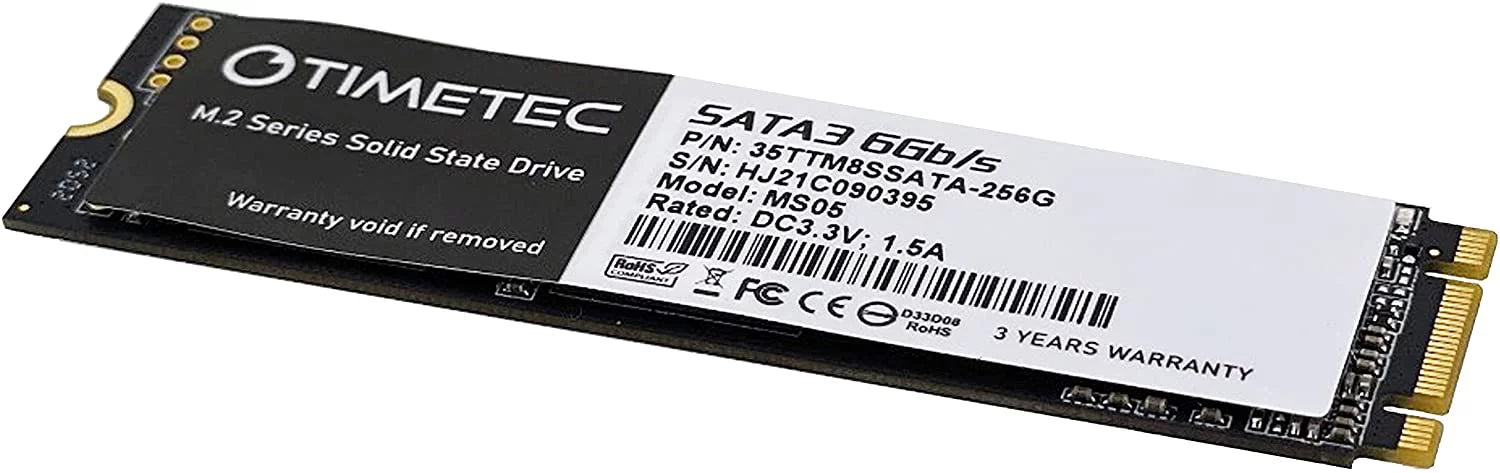 256GB SSD SATA III M.2 2280 Internal Solid State Drive P91389