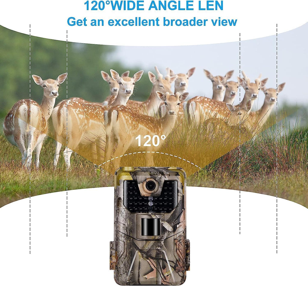 Trail Camera with Night Vision, Motion Activated, Waterproof B4862