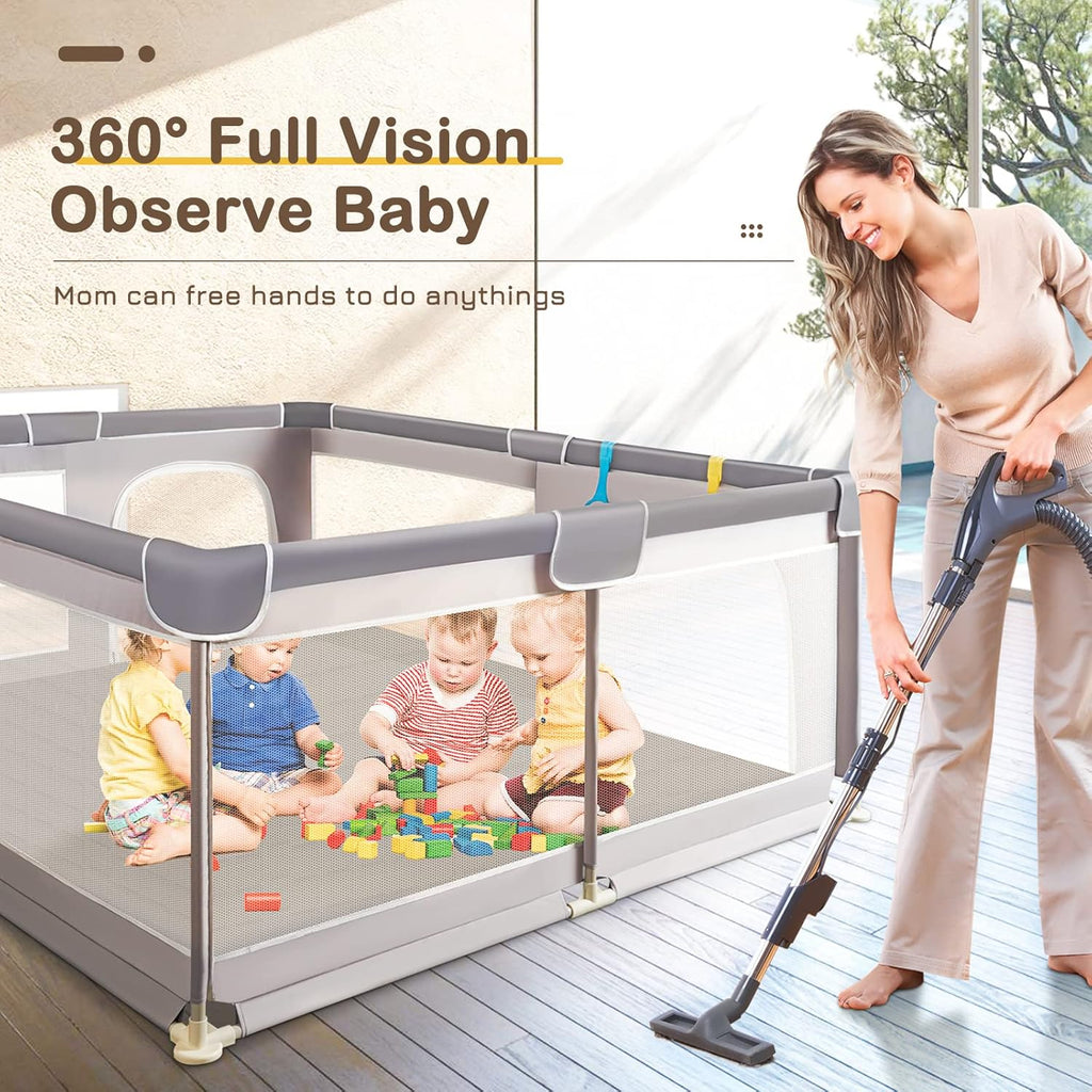 Baby Playpen Extra Large for Toddlers Indoor Outdoor Safety Yard U19988