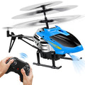 RC Helicopter with One Key Take-Off, Altitude Hold, LED Light, Blue Z936054
