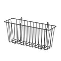 TRINITY EcoStorage 15-Inch Metal Hanging Basket to Use With Shelf Units and Storage Racks for Garage, Kitchen, and Closet Organization, NSF Certified, 10 Pound Capacity, Chrome, 2-Pack
