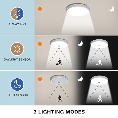 Motion Sensor Ceiling Light, Rechargeable, Magnetic Base X378403