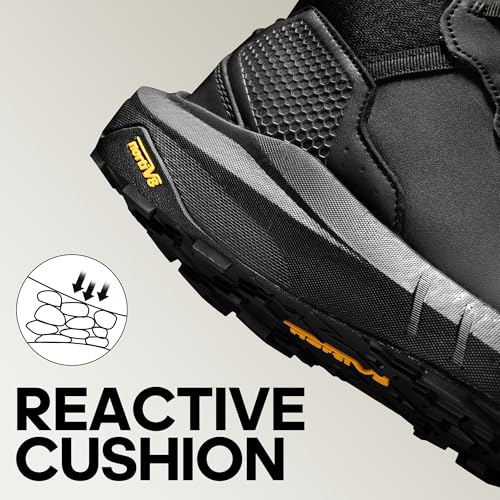 Men's Waterproof Tactical Work Boots Lightweight Leather Non-Slip Hiking P869327