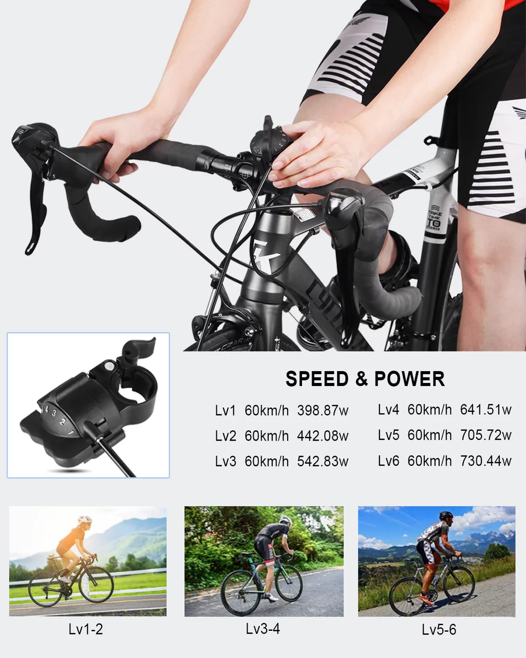 Indoor Bike Trainer Portable Foldable Magnetic Bicycle Stand F924121