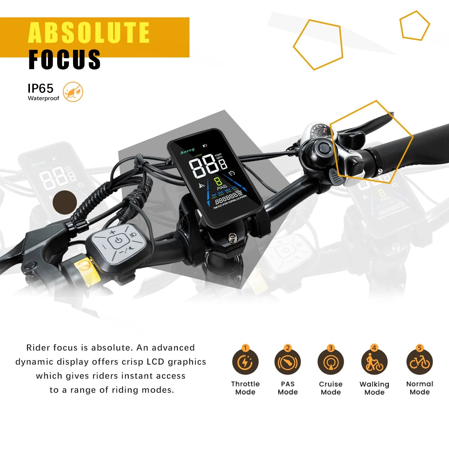Foldable Electric Bike for Adults, 20 mph, Removable Battery D71543