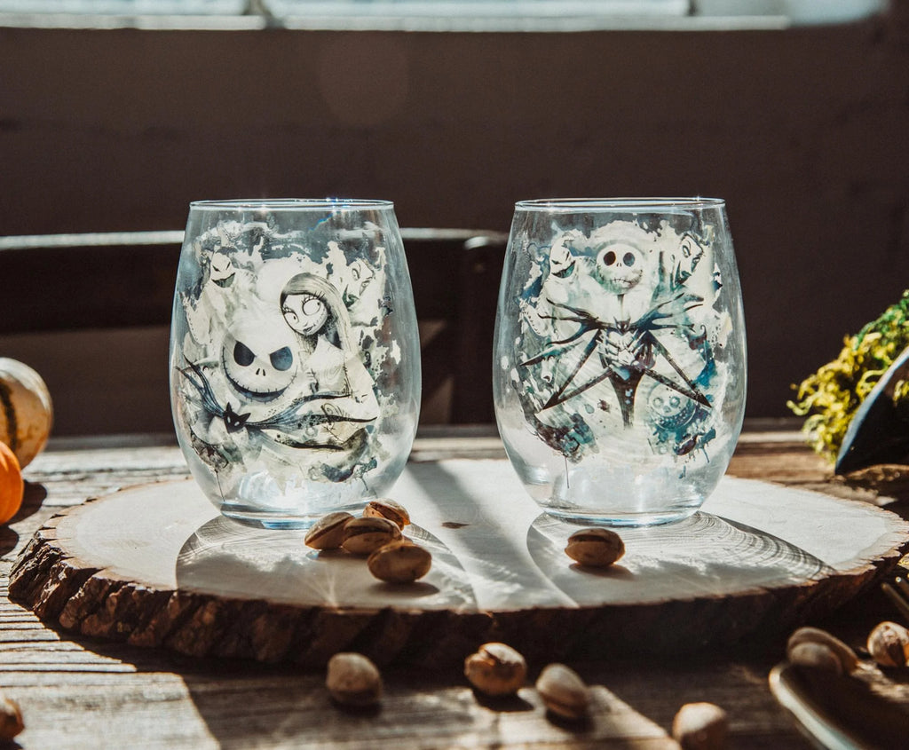 Stemless Wine Glasses Set of 2 U14207