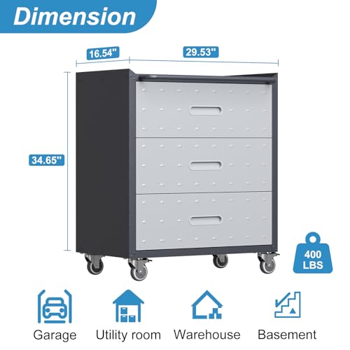 Wall Cabinet with 2 Doors, Lockable, Adjustable Shelves, Heavy Duty Steel J4545