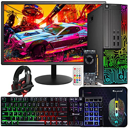 Gaming Desktop PC with Intel Core i7, 16GB RAM, 512GB SSD, 24 Inch Monitor, Keyboard Mouse and Headset T887577