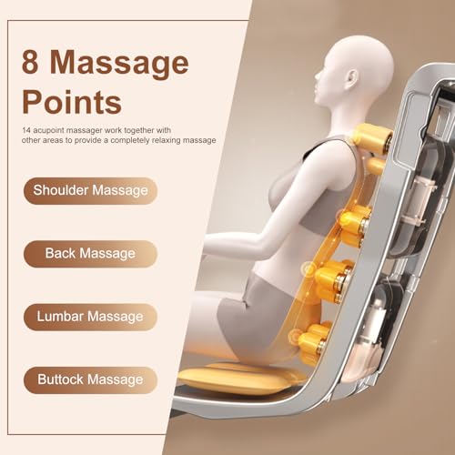Shiatsu Full Body Massage Chair with Zero Gravity Recliner and Air Massage R9909