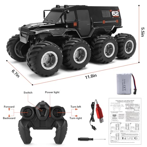 Remote Control Monster Truck 8WD Offroad Waterproof S94586