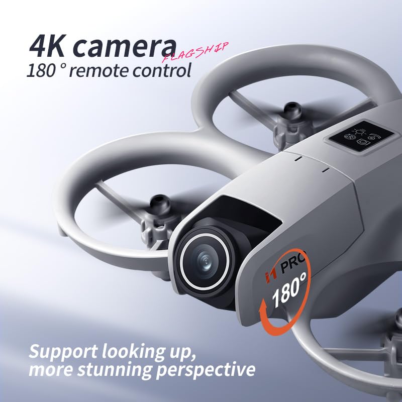 Drone with HD Camera for Adults, 360° Obstacle Avoidance, 2 Batteries D4211