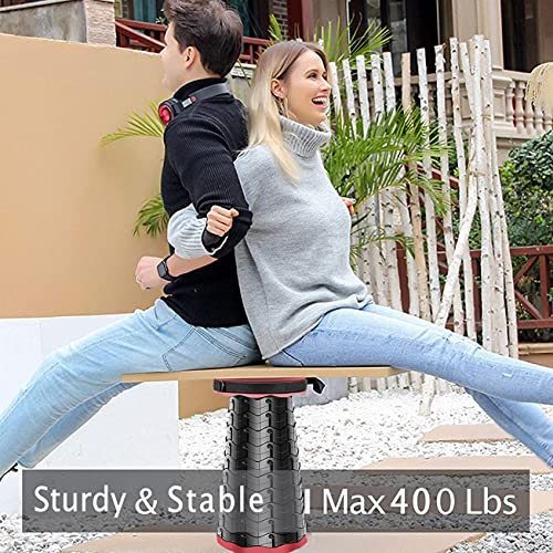Portable Telescopic Folding Stool for Camping, Fishing, Hiking, Travel U10773