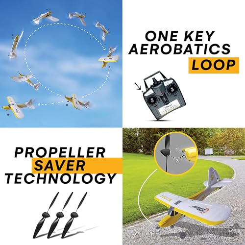 RC Plane Remote Control Airplane for Adults Kids 4 Channel Stunt Flying 20 Inch Wing Span S504403