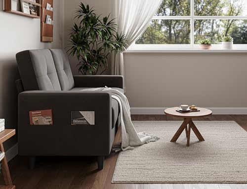 Small Loveseat Sofa 53" 2 Seater Couch for Bedroom, Apartment, Office, Living Room D122