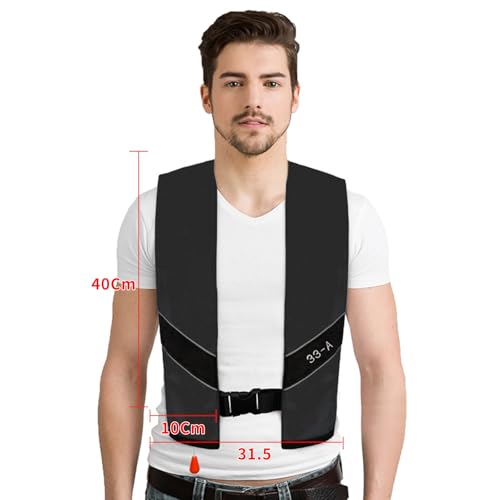 Automatic Inflatable Life Jacket for Adults, Low Profile, 330 lbs E6850