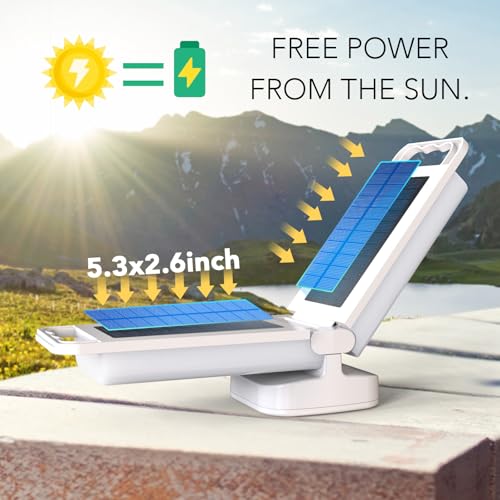 Solar Camping Lantern 6000mAh Rechargeable Dimmable Waterproof with USB Charging U64957